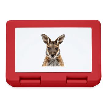 Wallaby - Brotdose - Rot - Vorne