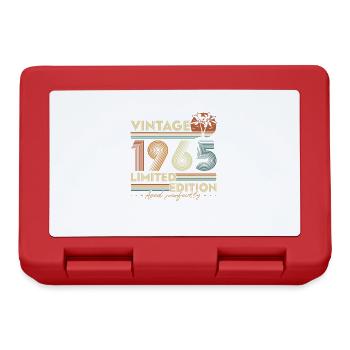 Vintage, 1965, Vintage Retro, Cadeau d’anniversaire - Boîte à goûter - rouge - Devant