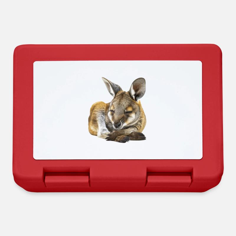 Wallaby - Brotdose - Rot