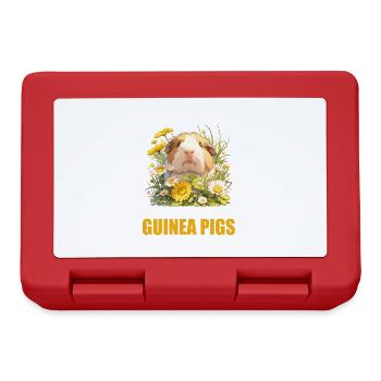 guinea pigs - Lunchbox - red - Front