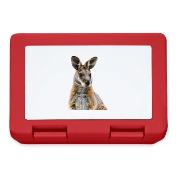 Wallaby - Brotdose - Rot - Vorne