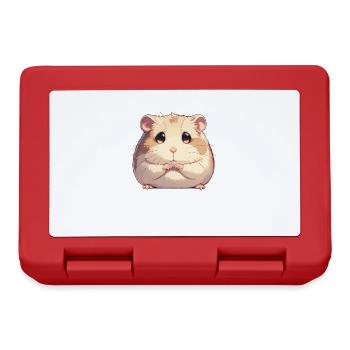 Hamster - Brotdose - Rot - Vorne