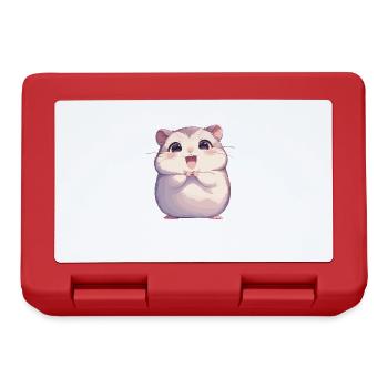 Hamster - Brotdose - Rot - Vorne