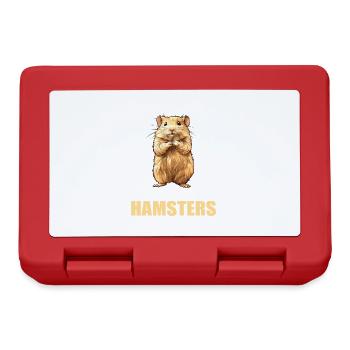 Hamster - Lunchbox - red - Front
