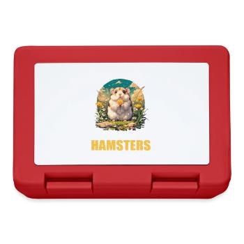Hamster - Lunchbox - red - Front