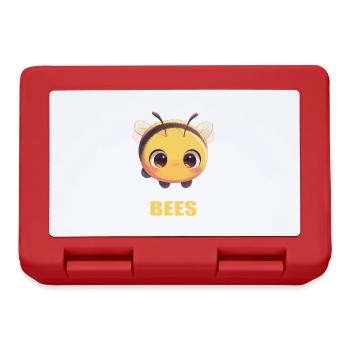 Abeilles Abeille - Boîte à goûter - rouge - Devant