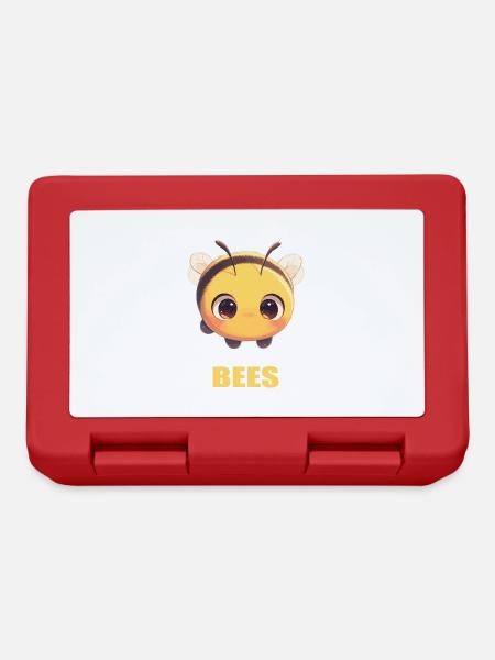 Bienen Biene - Brotdose - Rot