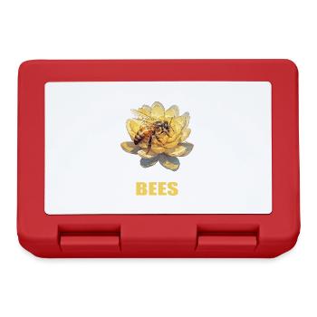 Abeilles Abeille - Boîte à goûter - rouge - Devant