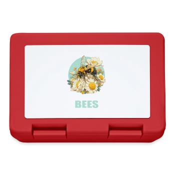 Abeilles Abeille - Boîte à goûter - rouge - Devant