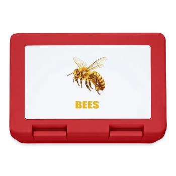 Abeilles Abeille - Boîte à goûter - rouge - Devant