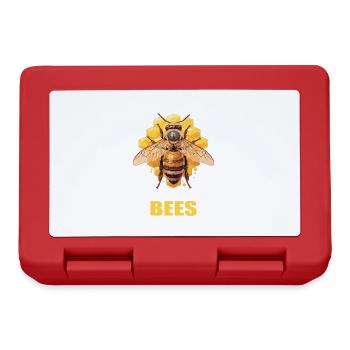 Abeilles Abeille - Boîte à goûter - rouge - Devant