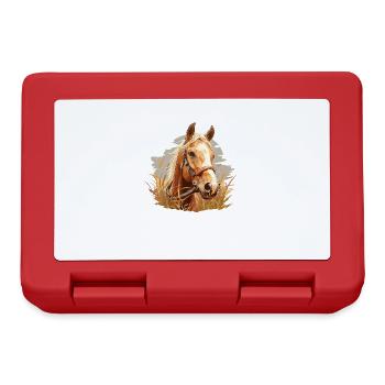 Horses Horse - Lunchbox - red - Front