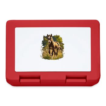 Horses Horse - Lunchbox - red - Front
