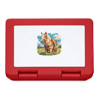 Horses Horse - Lunchbox - red - Front