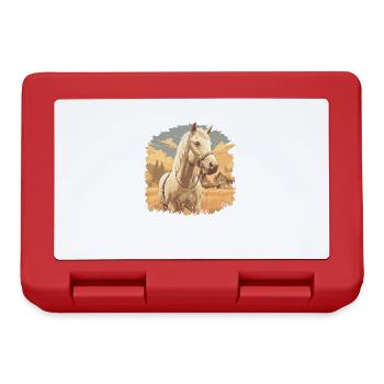 Horses Horse - Lunchbox - red - Front