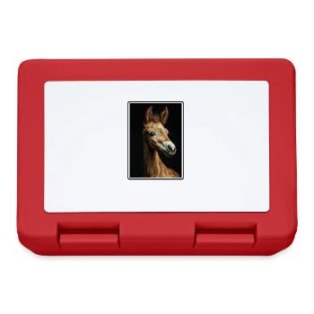 Horses Horse - Lunchbox - red - Front