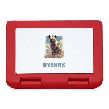 Hyène Hyène - Boîte à goûter - rouge - Devant