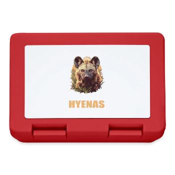 Hyène Hyène - Boîte à goûter - rouge - Devant