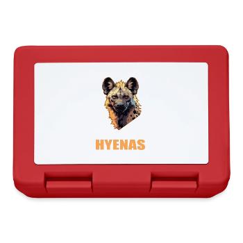 Hyène Hyène - Boîte à goûter - rouge - Devant