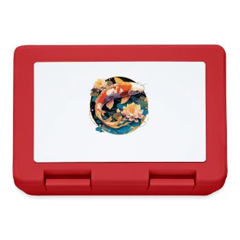 Koi Koi Carpe - Boîte à goûter - rouge - Devant