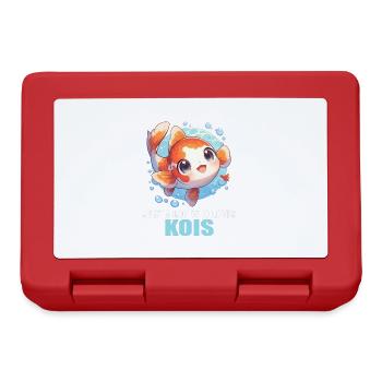 Koi Koi Carpe - Boîte à goûter - rouge - Devant