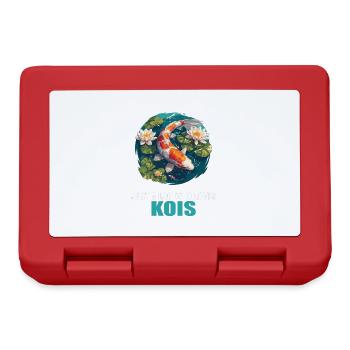 Koi Koi Carpe - Boîte à goûter - rouge - Devant