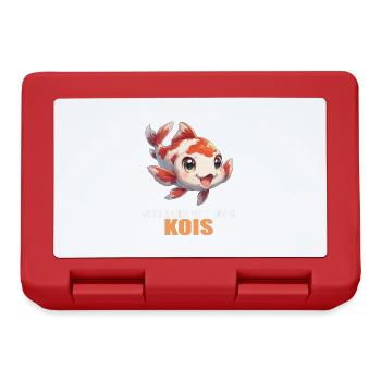 Koi Koi Carpe - Boîte à goûter - rouge - Devant