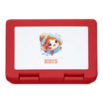 Koi Koi Carpe - Boîte à goûter - rouge - Devant