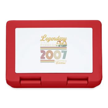 Légendaire depuis février 2007 Millésime Anniversaire - Boîte à goûter - rouge - Devant