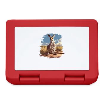 Kangaroos Kangaroo - Lunchbox - red - Front