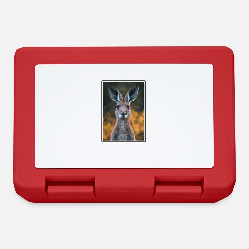 Kangaroos Kangaroo - Lunchbox - red