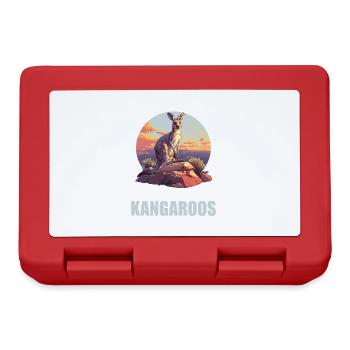 Kangaroos Kangaroo - Lunchbox - red - Front