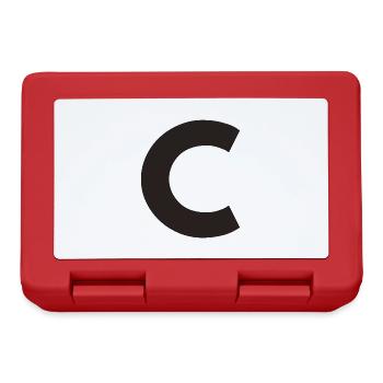 C - Brotdose - Rot - Vorne
