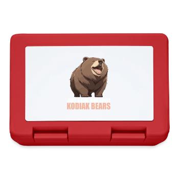 Ours Kodiak Ours Kodiak - Boîte à goûter - rouge - Devant