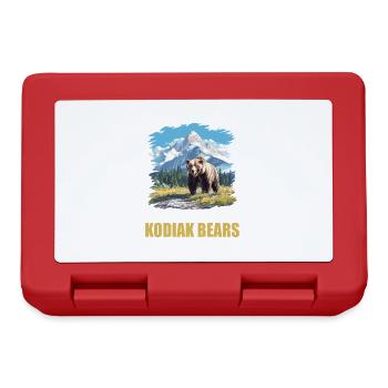 Ours Kodiak Ours Kodiak - Boîte à goûter - rouge - Devant