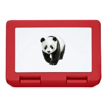 Panda - Brotdose - Rot - Vorne
