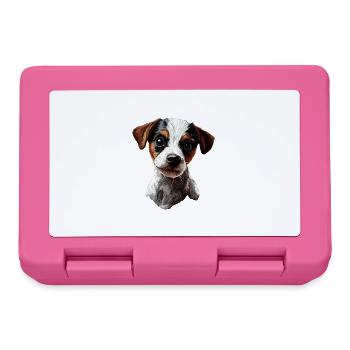 Jack Russell Terrier - Brotdose - Pink - Vorne