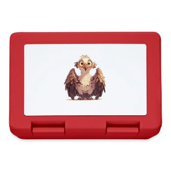 Vulture Geier - Brotdose - Rot - Vorne