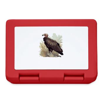 Vulture Geier - Brotdose - Rot - Vorne