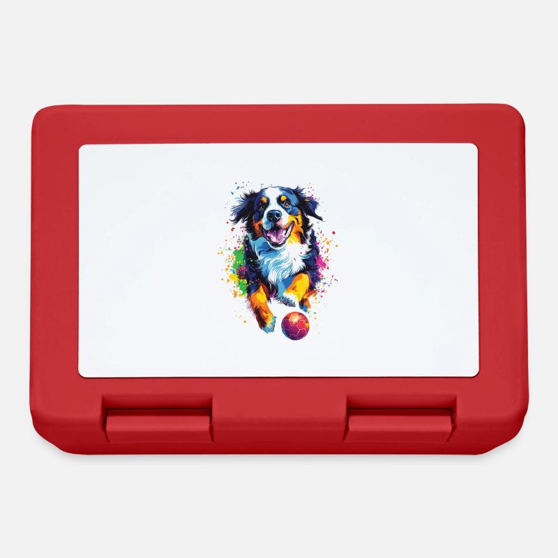 Berner Sennenhund - Brotdose - Rot