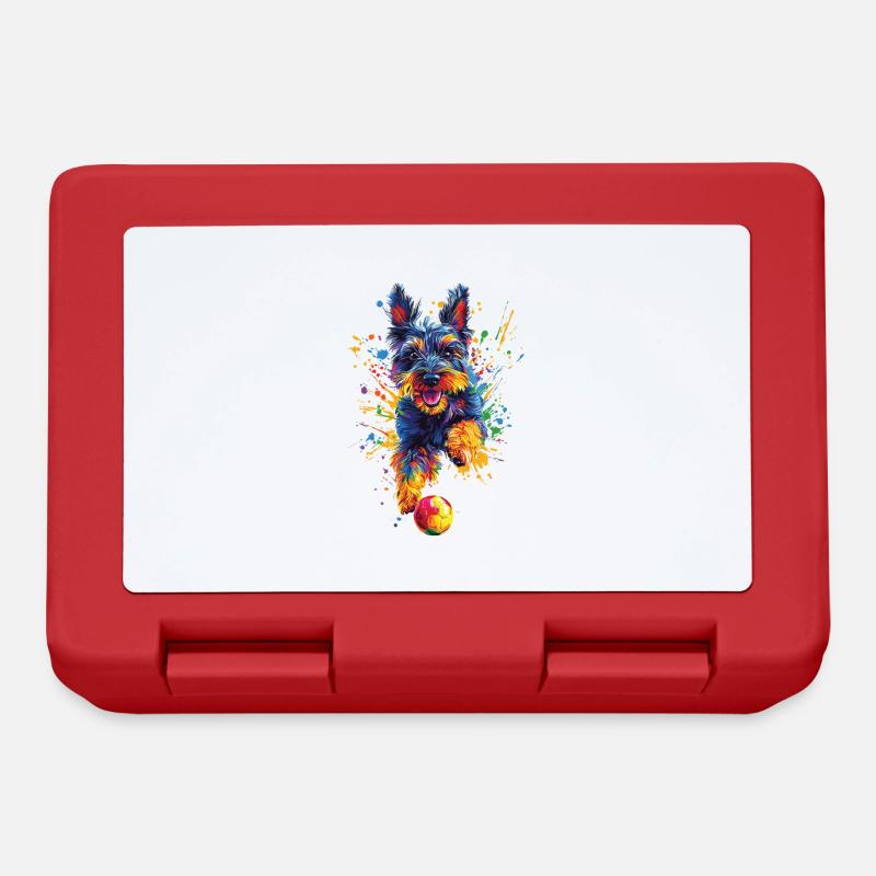Scottish Terrier - Brotdose - Rot