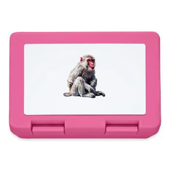 Macaque Macaque - Lunchbox - pink - Front