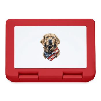 Golden Retriever - Brotdose - Rot - Vorne