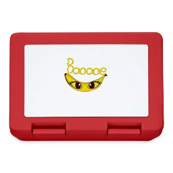 Banana Banana Fruit Fruit Fruits Funny - Lunchbox - red - Front
