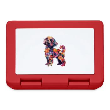 Shih Tzu - Brotdose - Rot - Vorne