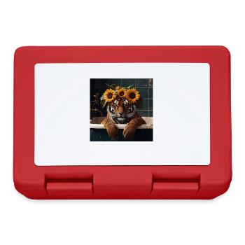Tiger - Brotdose - Rot - Vorne