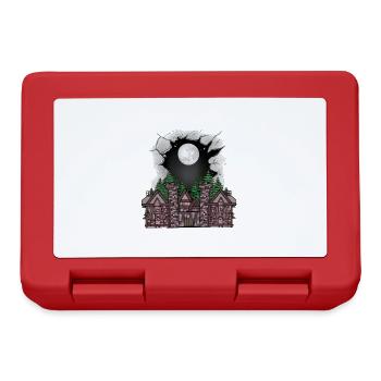 Medieval Castle Fortress Kids Child Fairy Tale - Lunchbox - red - Front