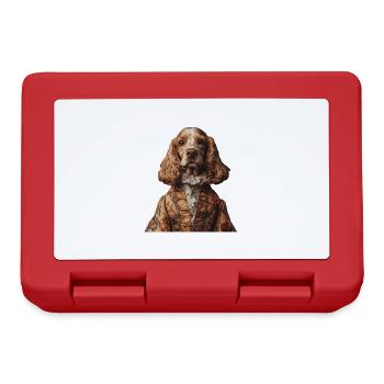 Cocker Spaniel - Brotdose - Rot - Vorne