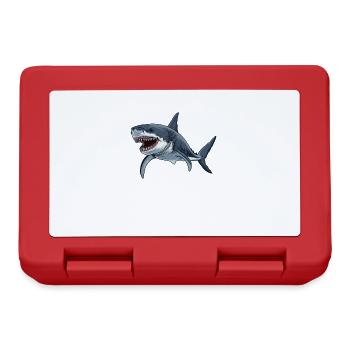 Mégalodons Megalodon - Boîte à goûter - rouge - Devant