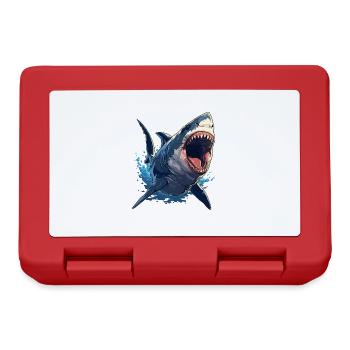 Mégalodons Megalodon - Boîte à goûter - rouge - Devant